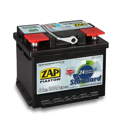 Zap Standard 544 60 44 A/h 360 A R+ 207х175х190 мм