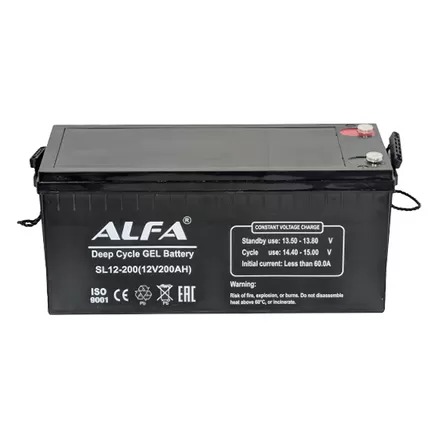 ALFA Deep Cycle AGM C20 200 A/h 522x240x219 мм