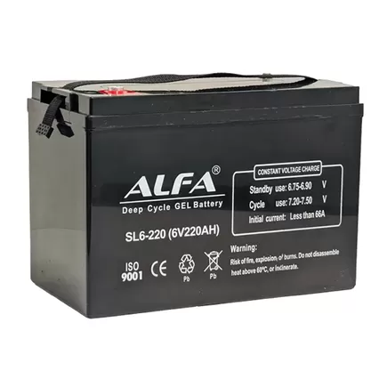 ALFA Deep Cycle AGM C20 220 A/h 320x175x225 мм