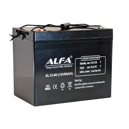 ALFA Deep Cycle AGM C20 80 A/h 260x169x211 мм