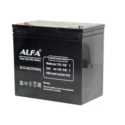 ALFA Deep Cycle AGM C20 55 A/h 226x135x207 мм