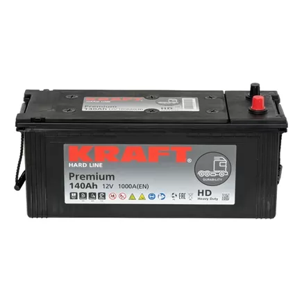Kraft Premium 140 A/h 1000 A L+ 480x189x223 мм