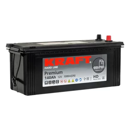 Kraft Premium 140 A/h 1000 A L+ 480x189x223 мм