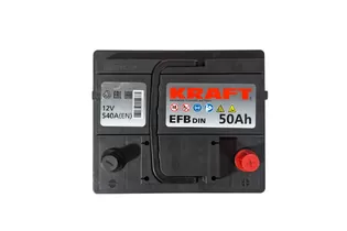 Kraft EFB StartStop 50 A/h 540 A R+ 207х175х190 мм