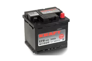Kraft EFB Start&Stop 50 A/h 540 A R+ 207х175х190 мм