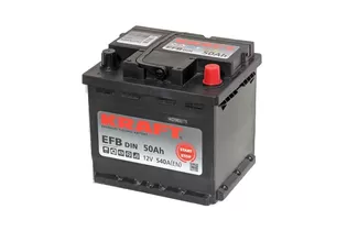 Kraft EFB StartStop 50 A/h 540 A R+ 207х175х190 мм
