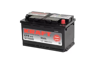 Kraft EFB StartStop 90 A/h 900 A R+ 315x175x190 мм