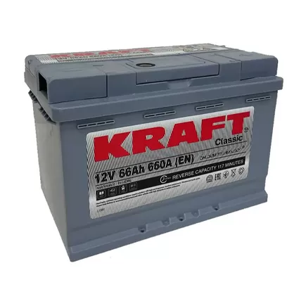 Kraft Classic 66 R 66 A/h 660 A R+ 278x175x190 мм