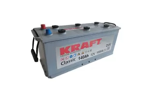 Kraft Classic Truck 140 A/h 1000 A L+ 480x189x223 мм