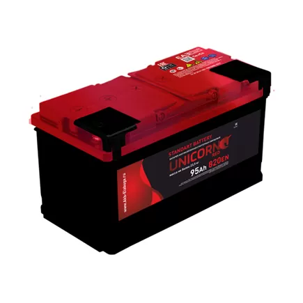 Unicorn Red 95 A/h 820 A R+ 353x175x190 мм