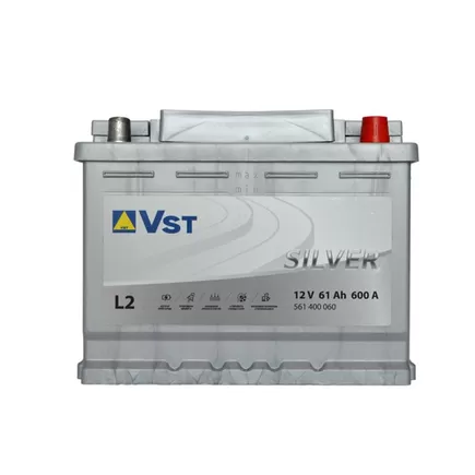 VST Silver 6СТ-61 L2 61 A/h 600 A R+ 242x175x190 мм
