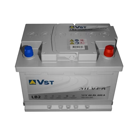 VST Silver 6СТ-60 LB2 60 A/h 600 A R+ 242x175x175 мм