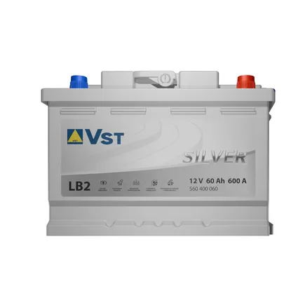 VST Silver 6СТ-60 LB2 60 A/h 600 A R+ 242x175x175 мм