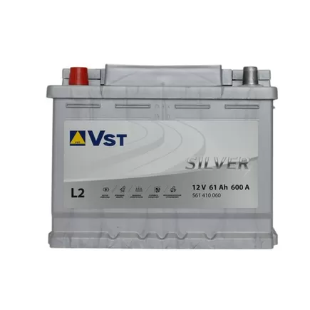 VST Silver 6СТ-61 L2 61 A/h 600 A L+ 242x175x190 мм