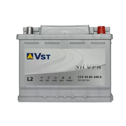 VST Silver 6СТ-65 L2 65 A/h 640 A R+ 242x175x190 мм