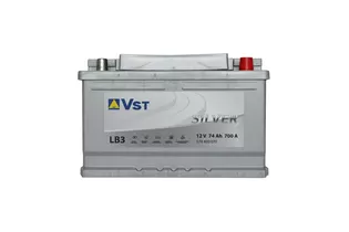 VST Silver 6СТ-74 LB3 74 A/h 700 A R+ 278x175x175 мм