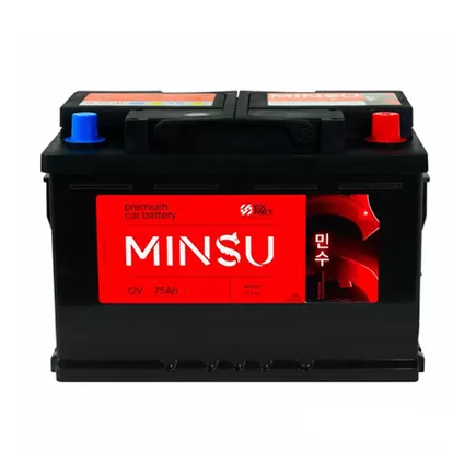 Minsu LN3 EFB 75 A/h 750 A R+ 278x175x190 mm