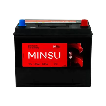 Minsu S95L EFB 80 A/h 750 A R+ 260x175x220 mm