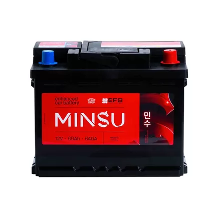 Minsu LN2 EFB 60 A/h 640 A R+ 242x175x190 mm