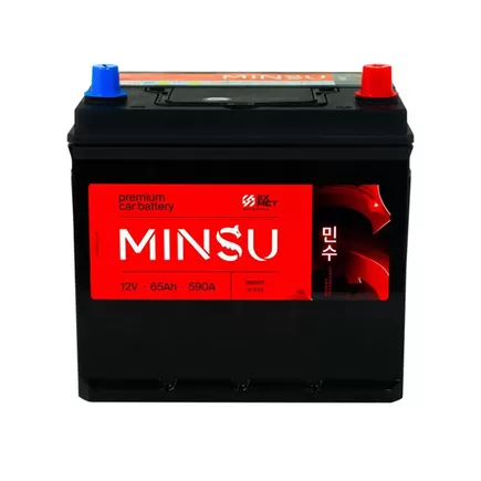 Minsu 75D23L 65 A/h 590 A R+ 230x175x220 mm