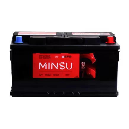 Minsu LN5 EFB 90 A/h 850 A R+ 353x175x190 mm