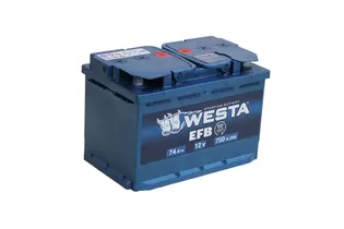 Westa EFB 74 A/h 750 A R+ 278x175x175 mm (низк.)