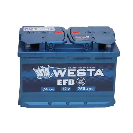 Westa EFB 74 A/h 750 A R+ 278x175x190 mm