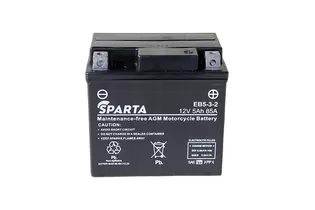 Sparta AGM EB5-3-2 5 A/h 85 A R+ YTX5L-BS, YT5L-BS, YTZ7S 114x70x106 мм