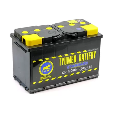 Tyumen Battery Standard 90 A/h 720 A L+ 353x175x190 mm