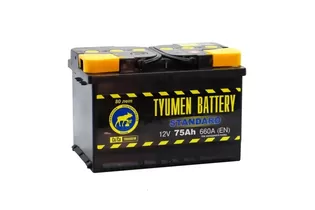 Tyumen Battery Standard 75 A/h 660 A R+ 278x175x190 mm
