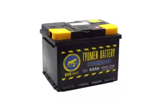 Tyumen Battery Standard 62 A/h 580 A R+ 242x175x190 mm