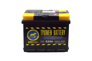 Tyumen Battery Standard 62 A/h 580 A R+ 242x175x190 mm
