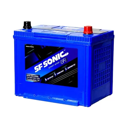 SF Sonic EFB Asia 80 A/h 750 A R+ 260x175x220 мм
