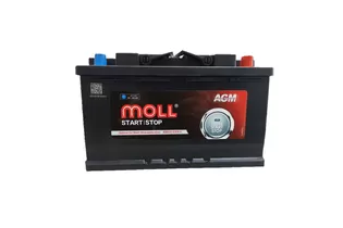 MOLL AGM 6-QTF-80 80 A/h 800 A R+ 315x175x190 мм