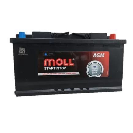 MOLL AGM 6-QTF-92 92 A/h 850 A R+ 353x175x190 мм
