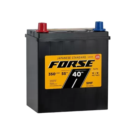 Forse Asia 42B19R 40 A/h 350 A L+ 187x129x200 мм