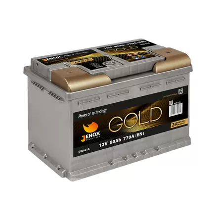 Jenox Gold 080616 80 A/h 770 А R+ 278x175x190 мм