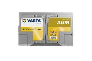 Varta Silver Dynamic AGM A7 70 A/h 760 A R+ 278х175х190 мм
