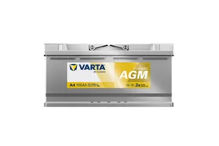Varta Silver Dynamic AGM A4 105 A/h 950 A R+ 393х175х190 мм