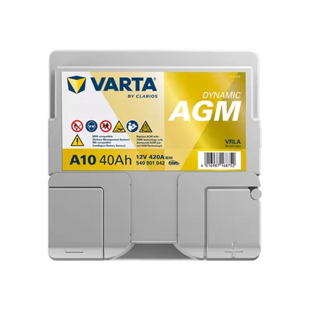 Varta Silver Dynamic AGM A10 40 A/h 420 A R+ 175х175х190 мм