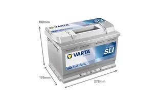 Varta Dynamic SLI E44 77 A/h 780 A R+ 278x175x190 мм