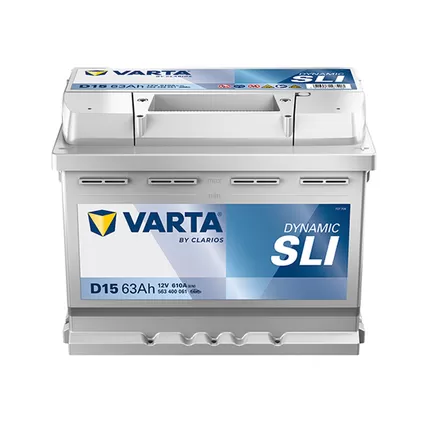 Varta Dynamic SLI D15 63 A/h 610 A R+ 242x175x190 мм