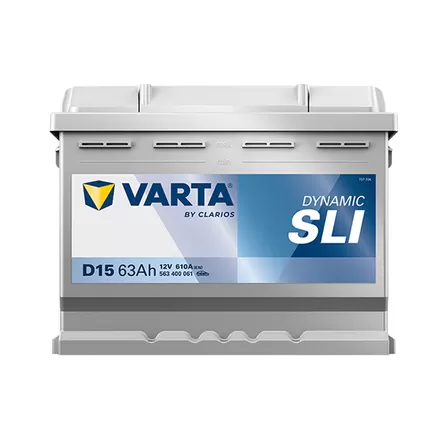 Varta Dynamic SLI D15 63 A/h 610 A R+ 242x175x190 мм