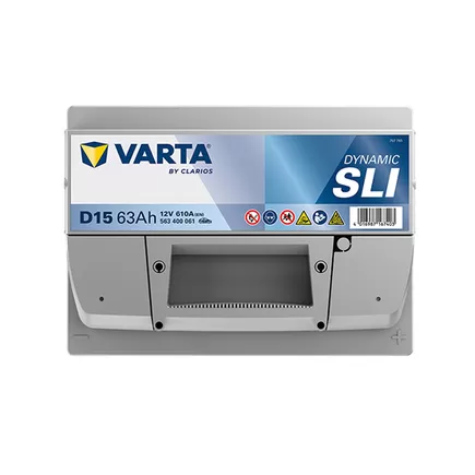 Varta Dynamic SLI D15 63 A/h 610 A R+ 242x175x190 мм