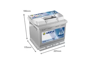 Varta Dynamic SLI С30 54 A/h 530 A R+ 207x175x190 мм
