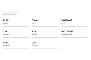 Varta Dynamic SLI С30 54 A/h 530 A R+ 207x175x190 мм