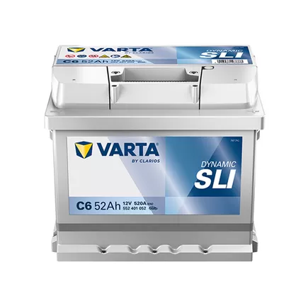 Varta Dynamic SLI C6 52 A/h 520 A R+ 207x175x175 мм