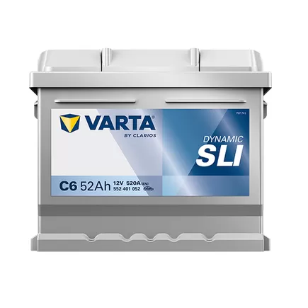 Varta Dynamic SLI C6 52 A/h 520 A R+ 207x175x175 мм