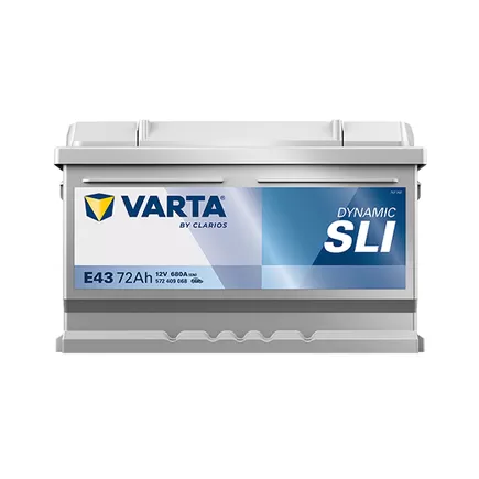 Varta Dynamic SLI E43 72 A/h 680 A R+ 278x175x175 мм