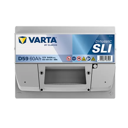 Varta Dynamic SLI D59 60 A/h 540 A R+ 242x175x175 мм
